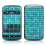 Blue Polka Dots Design Skin Decal Sticker for the Blackberry Storm 9530 Cell Phone