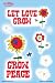 Grow Peace and Let Love Grow Multi Pak of 5 Stickers / Decals