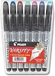 Pilot Varsity Disposable Fountain Pen Assorted Ink 7-Pack Pouch (90029)