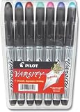 Pilot Varsity Disposable Fountain Pen Assorted Ink 7-Pack Pouch (90029)