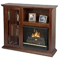 Jonathan Gel Fuel Fireplace - Mahogany Finish