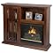 Jonathan Gel Fuel Fireplace - Mahogany Finish