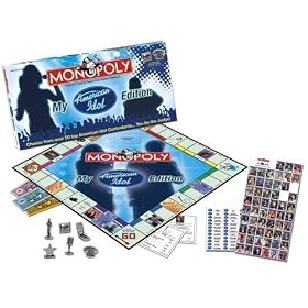 Monopoly Board Game Set American Idol Edition by USAopoly