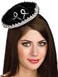 Mini Black and Silver Sombrero - Adult Std.