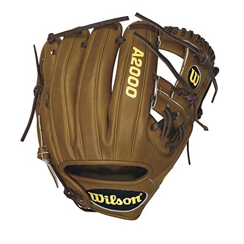 Wilson A2000 DP Infield Baseball Glove Saddle Tan Right Hand Throw 11.5
