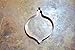 The Fussy Pup Vintage Teardrop Christmas Tree Ornament Cookie Cutter, 3x4 inches