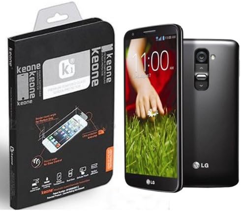 Dreahall® Keone 9h Hardness Tempered Glass Front Screen Protectors with Dreahall® NFC Tag for Lg G2