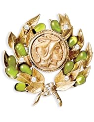 Greek Coin Pin, Best Quality Free Gift Box Satisfaction Guaranteed