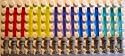 LEGO Star Wars - 15 Laserschwerter 5 Farben inkl. trans dunkelblau