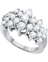 2.00CTW DIAMOND CLUSTER RING