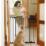 Review Organize.com  / Extra Tall Hallway Security Gate - Black