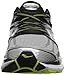 Saucony Men's Hurricane ISO Running Shoe, Silver/Black/Citron,11.5 M US