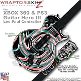 Alecias Swirl 02 WraptorSkinz Skin fits XBOX 360 & PS3 Guitar Hero III Les Paul Controller (GUITAR N