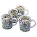 Alice in Wonderland 12oz Mugs, set/4