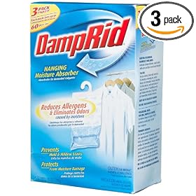 Damp Rid Hanging Closet Fresheners, 3-Count Package (Pack of 3)