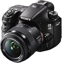 Sony SLT-A58K SLR-Digitalkamera (20,1 Megapixel, 6,7 cm (2,7 Zoll) LCD-Display, APS HD CMOS-Sensor, HDMI, USB 2.0)  inkl. SAL 18-55mm Objektiv schwarz