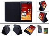 iShoppingdeals – Black PU Leather Case Cover Folio With Built-In Stand and Anti-Glare Matte Finishing Screen Protector for Acer Iconia A100 7-Inch Tablet