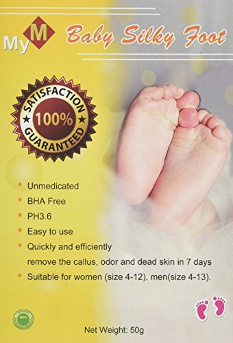 Exfoliating Foot Mask Peeling Feet Masks , Exfoliating Scrub, Whitening and Moisturizer, Clear Foot Odor, Remove Callus and Dead Skin, Result in 7 Days, Money Back Guarantee! X (One Pair)