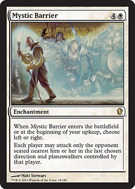 Magic: the Gathering - Mystic Barrier (18/356) - Commander 2013