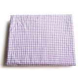 Tadpoles Basics Lavender Gingham Fitted Crib Sheet