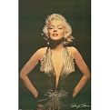 Marilyn Monroe Gold Unframed - 24 x 36"
