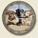 Dog LABRADOR kitchen WALL CLOCK art home decor LAB new