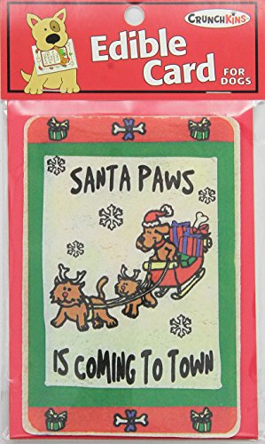 Crunchkins Crunch Edible Card, Santa Paws is Coming to Town
