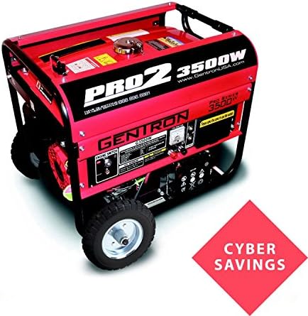 Gentron 3000W/3500W Portable Gas Powered Generator with Electric Start