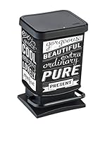 Rotho Cubo De Basura Paso "Hipster" 20 L  Negro