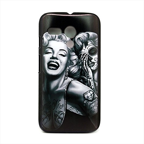 WEAPOWER(TM)For motorola g xt1032 case Elegant Sexy Girl Skull Hard Plastic Mobile Protective Phone Cover For MOTO G XT1028 XT1031