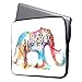 Elonbo 13-Inch Fashion Colorful Elephant Waterproof Neoprene Laptop Soft Sleeve Case Bag Pouch Cover for 13.3
