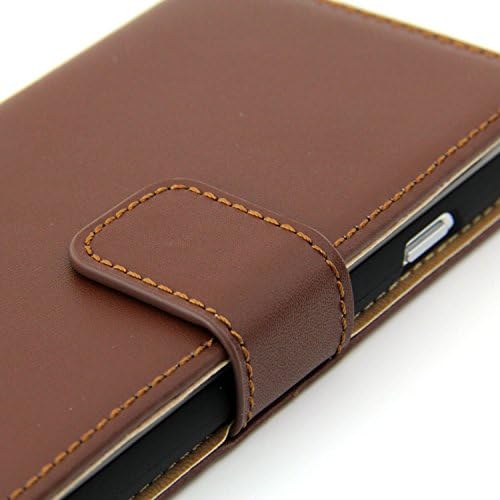 iPhone 6 case, Lankoo iPhone 6 4.7" leather Case - Premium Vintage Genuine Leather Wallet Cover - Verizon, AT&T, Sprint, T-Mobile, International and Unlocked - Leather Case with Card Slots, Cash Compartment and Kickstand for Apple iPhone 6 4.7 inch Latest 2014 Model (coffee)
