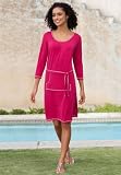 Contrast-stitch Knit dress