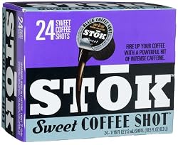 SToK Sweet Stok Coffee Shot,, 24-Count Single Servings (Pack of 6)