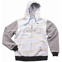 Answer Racing Hilighter Men's Hoody Zip Racewear Sweatshirt - White
