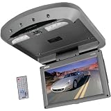 Pyle PLRD95 9.5-Inch Flip-Down Roof-Mount Monitor and DVD SD/USB Player with Wireless FM and IR Transmitter