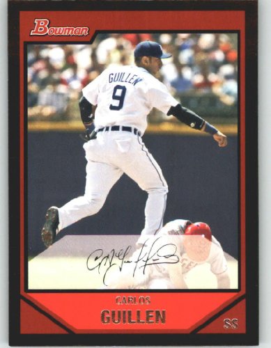 2007 Bowman #92 Carlos Guillen - Detroit Tigers (Baseball Cards)