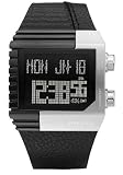 Diesel #DZ7184 Men's Leather Strap Multi Fucntional Digital Watch