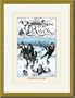Gold Framed/Matted Print 17x23, Puck Magazine: Congressional Contempt
