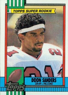 1990 Topps #469 Deion Sanders - Atlanta Falcons (Football Cards)