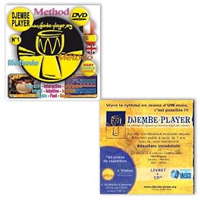 Djembe Player Pack m�thode DVD Djembe Player + m�thode CD Djembe Player +livret