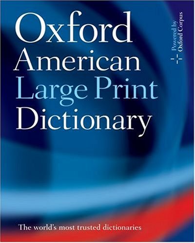 The Oxford American Large Print Dictionary under Large Print in The Books Store
