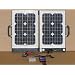 30 Watt Mono-crystalline Portable Briefcase Solar Panel 12V Charger - temper proof glass