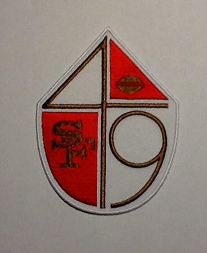 San Francisco 49ers Iron on Embroidery Patch " Large" Size: 3.5" X 4.5"