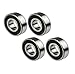 Jeremywell 4 PCS 6205-2RS Ball Bearing Dual Sided Rubber Sealed