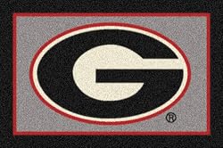 Georgia Bulldogs "G" 5' 4"x 7' 8" Team Spirit Area Rug