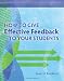 How to Give Effective Feedback to Your Students
