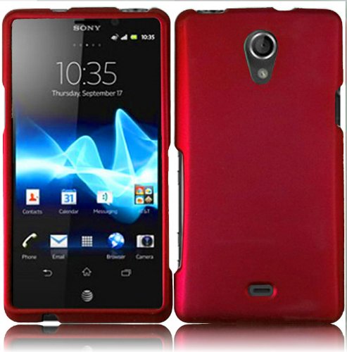 For Sony Ericsson Xperia TL LT30at Hard Cover Case Red Accessory