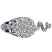 Scurrying Silver Tone Mouse Animal Pin Brooch