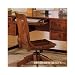 BEAUTIFUL OFFICE SWIVEL CHAIR IN WOOD